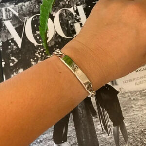 Silver Identity  Y2K Bracelet